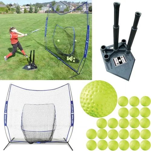 Jugs 5-Point Softball Hitting Tee Package