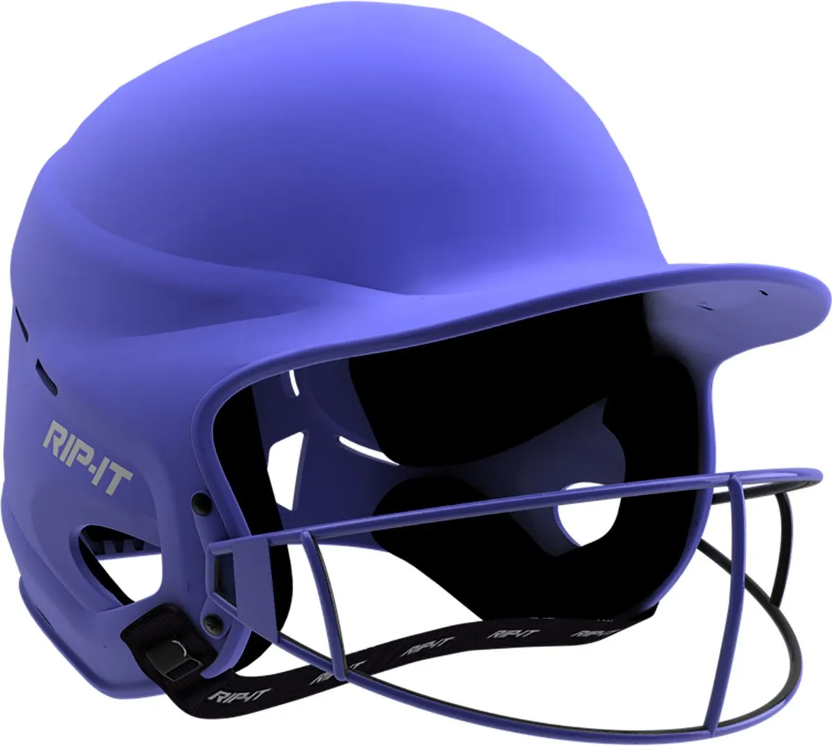 Rip-It MEDIUM/LARGE Vision Pro MATTE Fastpitch Softball Batting Helmet, VISN-M Black 1 Rip-It MEDIUM/LARGE Vision Pro MATTE Fastpitch Softball Batting Helmet, VISN-M Black