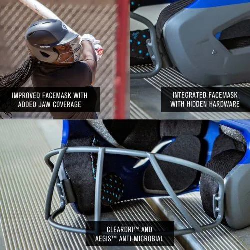 Easton Ghost Matte Two-Tone Fastpitch Batting Helmet W/Mask Columbia Blue/White 11 Easton Ghost Matte Two-Tone Fastpitch Batting Helmet W/Mask Columbia Blue/White -Baseball Shop a32 361 tech