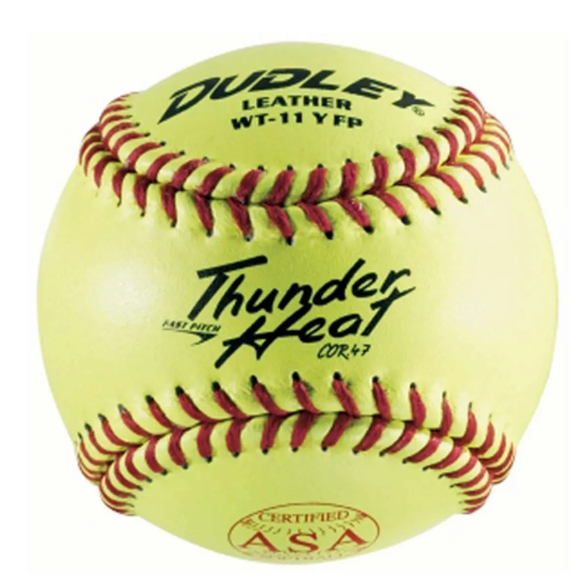 Dudley 11", 4A-531 47/375 ASA Thunder Heat Leather Fastpitch Softball, Dz 1 Dudley 11", 4A-531 47/375 ASA Thunder Heat Leather Fastpitch Softball, Dz