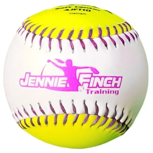 Dudley 10" Jennie Finch Soft Core Training Fastpitch Softballs, Dz