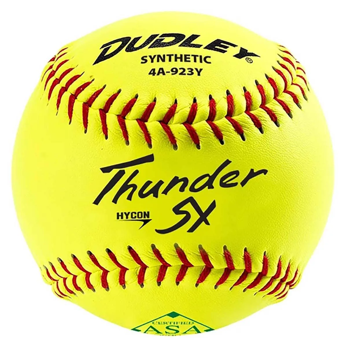 Dudley 11" ASA Thunder SY, .52/300 Synthetic Slowpitch Softball, Dz 1 Dudley 11" ASA Thunder SY, .52/300 Synthetic Slowpitch Softball, Dz