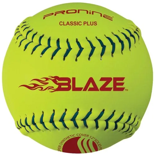 Pro Nine 12" 52/300 Classic Plus USSSA Synthetic Slowpitch Softballs, Dz