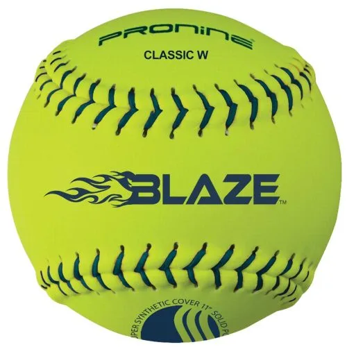 Pro Nine 11" 44/400 Classic W USSSA Synthetic Slowpitch Softballs, Dz