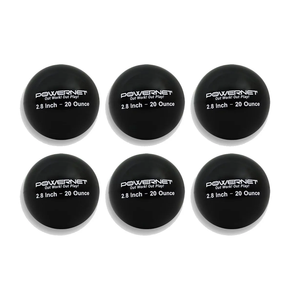 POWERNET 2.8" Weighted Batting/Throwing Training Balls, 6pk 5 POWERNET 2.8" Weighted Batting/Throwing Training Balls, 6pk - Image 5