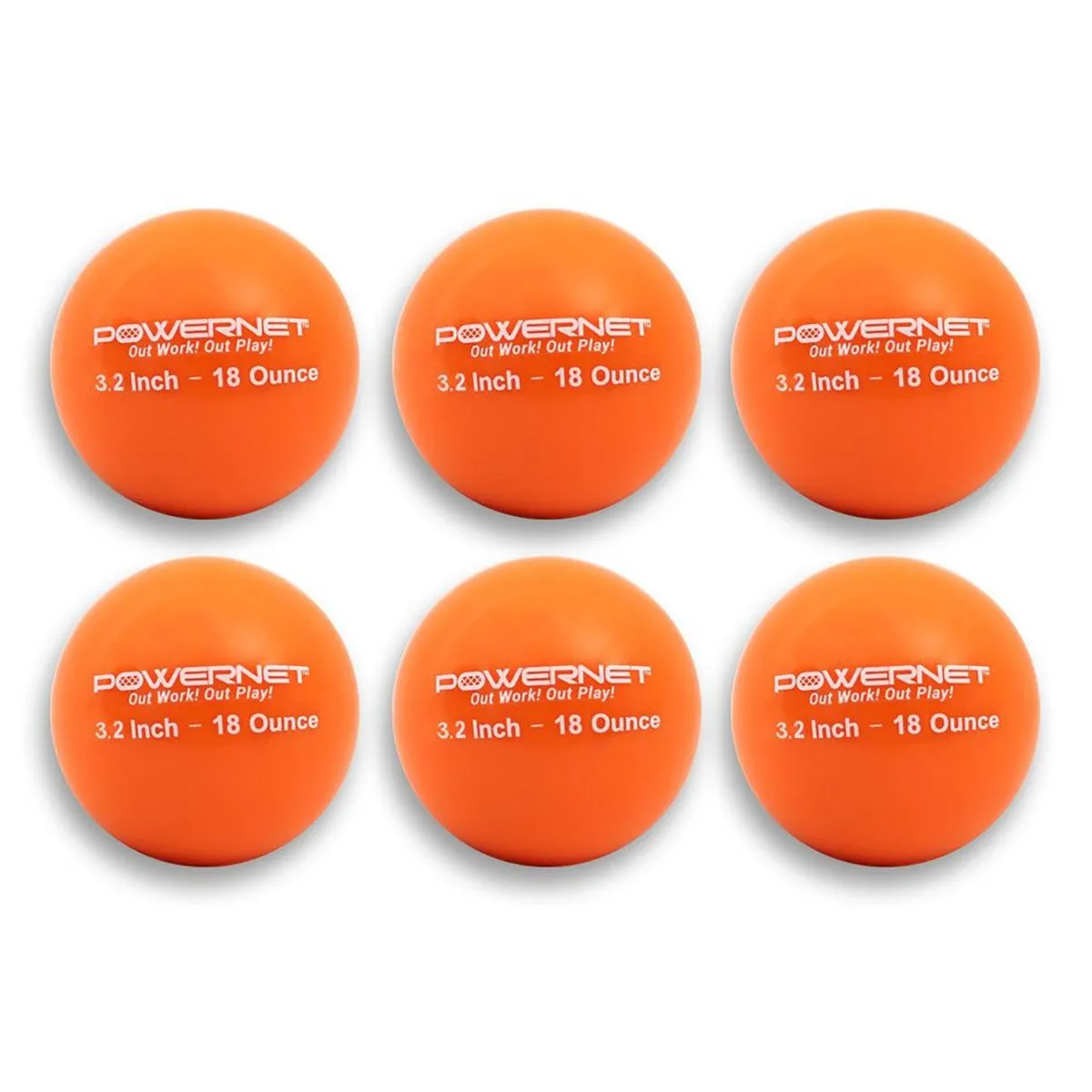POWERNET 3.2" Weighted Batting/Throwing Training Balls, 6pk 4 POWERNET 3.2" Weighted Batting/Throwing Training Balls, 6pk - Image 4