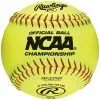 Rawlings 12" NC12L NCAA Championship 47/400 Leather Fastpitch Softballs, Dz