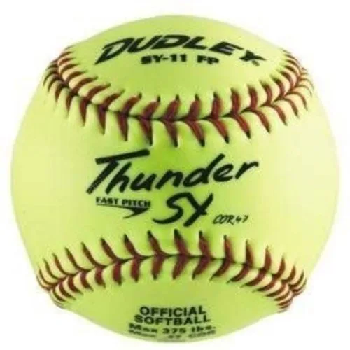 Dudley 11" SY11FP 47/375 Synthetic Fastpitch Softballs, Dz