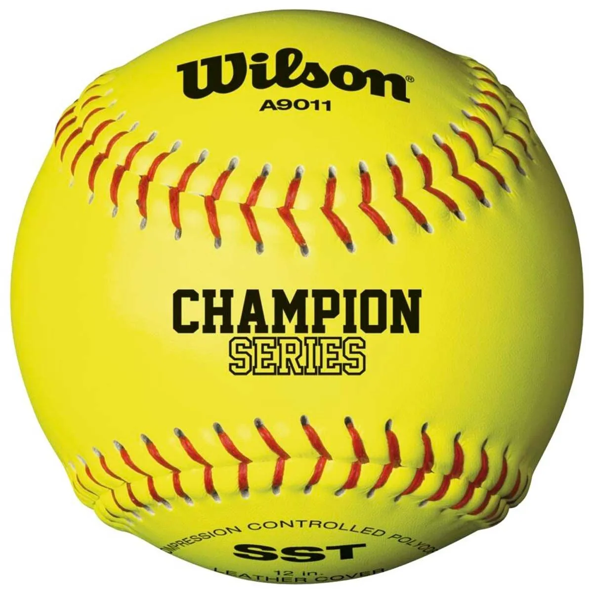 Wilson 12", 47/375 NFHS Leather Softballs, A9011BSST, Dz 1 Wilson 12", 47/375 NFHS Leather Softballs, A9011BSST, Dz
