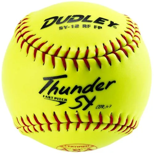 Dudley 12" SY12RF FP 47/375, ASA Synthetic Fastpitch Softballs, Dz