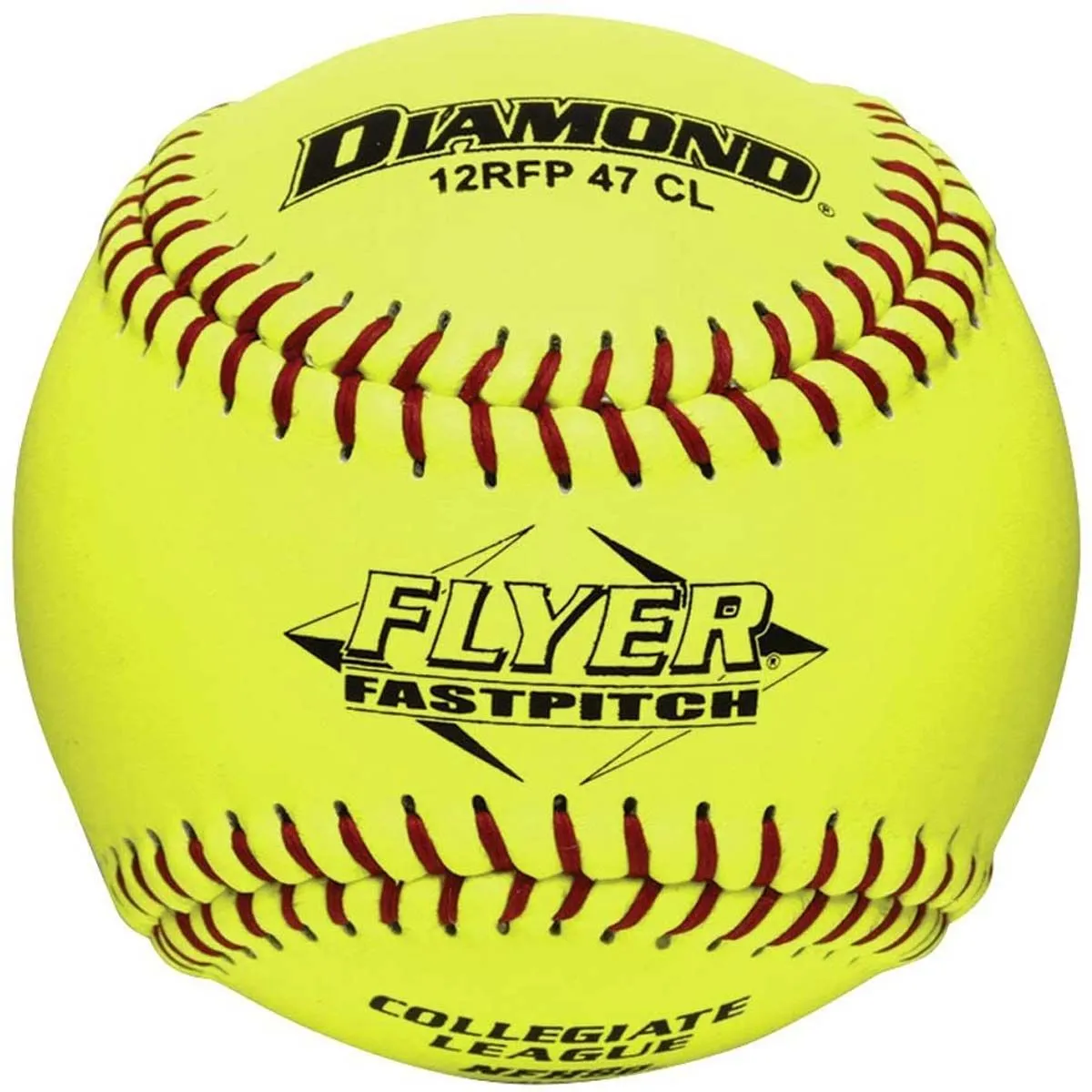 Diamond 12", 12RFP 47/375 CL NFHS Leather Fastpitch Softballs 1 Diamond 12", 12RFP 47/375 CL NFHS Leather Fastpitch Softballs