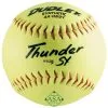 Dudley 12" Thunder SY 52/300 ASA Slowpitch Synthetic Softballs, Dz