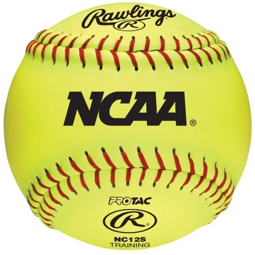 Rawlings 12" NC12S Fastpitch Soft Core Training Softballs, Dz