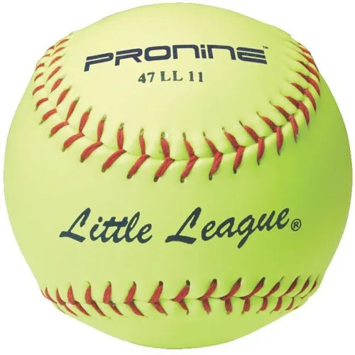 Pro Nine 11", 47 LL11 Official Little League Leather Fastpitch Softball