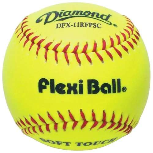 Diamond 11" DFX-11RFPSC Flexi Ball Synthetic Softball, Dz