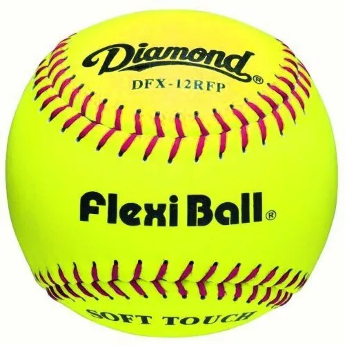 Diamond 12" DFX-12RFP Flexi Ball Leather Softball, Dz