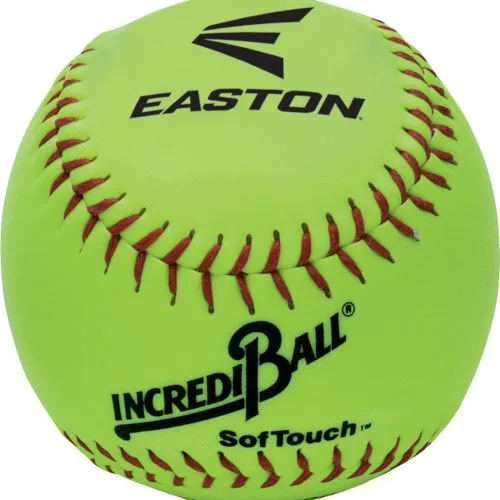 Easton 12" Incrediball Neon SofTouch Training Softball, A122605T, Ea