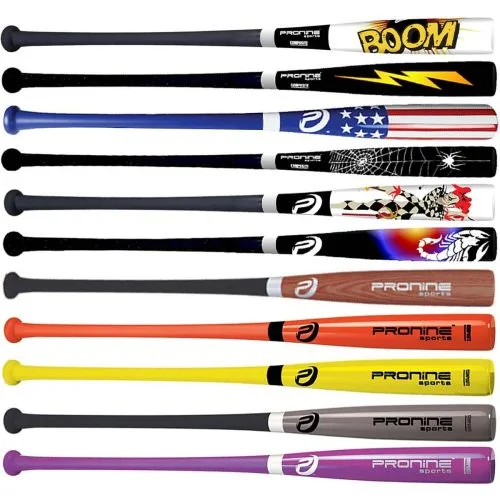 Pro Nine Poplar/Maple Wood Fungo Bat Pink