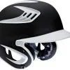 Rawlings S80 JUNIOR 2-Tone 80 MPH Matte Finish Batting Helmet, S80X2J Black