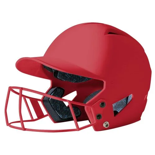 Champro HX Rise Fastpitch Matte Batting Helmet W/Faceguard Royal