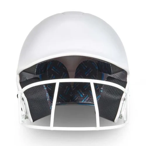 Champro HX Rookie Fastpitch Batting Helmet W/Faceguard White -Baseball Shop a34 556 02