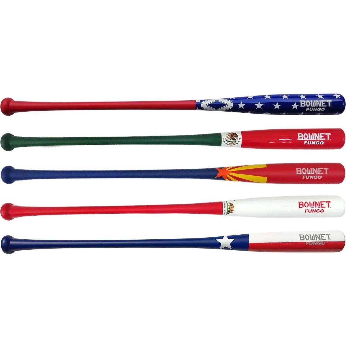 Bownet Flag Wood Fungo Bat Arizona 2 Bownet Flag Wood Fungo Bat Arizona - Image 2