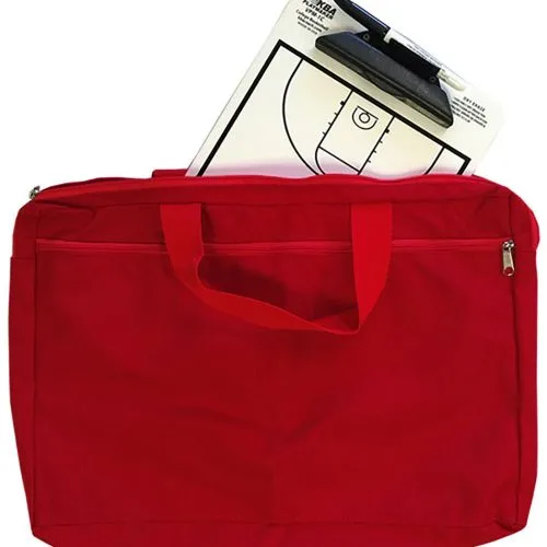 Korney Board Coaches Portfolio Bag, 12-1/2''x18-1/2"x2'' Kelly Green