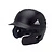 Adidas C-Flap Matte Finish Baseball Batting Helmet - Black 6 3/8" - 7 3/8"